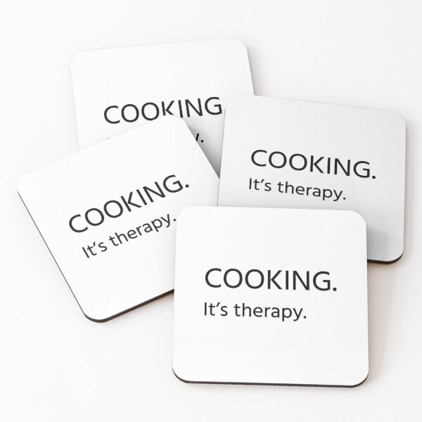 Item preview, Cooking is therapy designed and sold by reasonablemunki.