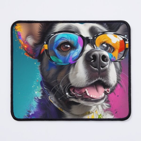 Item preview, Artist dog colorful portrait designed and sold by mikaws.