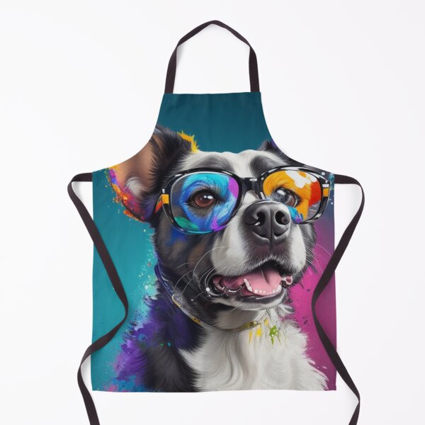 Item preview, Artist dog colorful portrait designed and sold by mikaws.