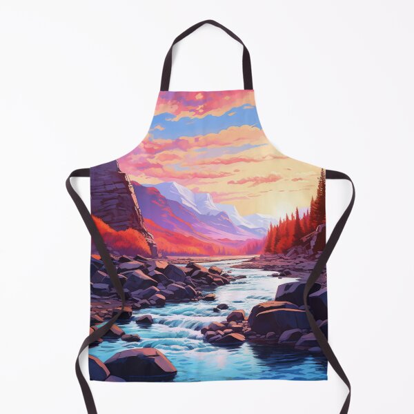 Item preview, A large river flowing through a rocky valley designed and sold by isBotStore.