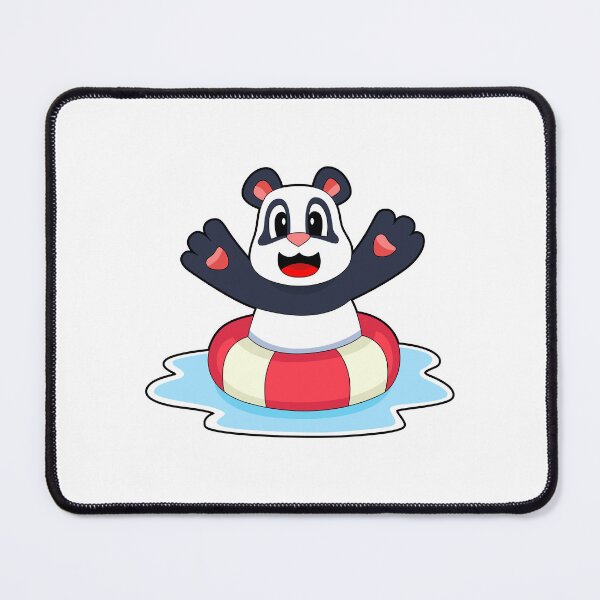 Item preview, Panda Swimming Lifebuoy designed and sold by Snabdesign84.
