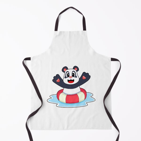 Item preview, Panda Swimming Lifebuoy designed and sold by Snabdesign84.