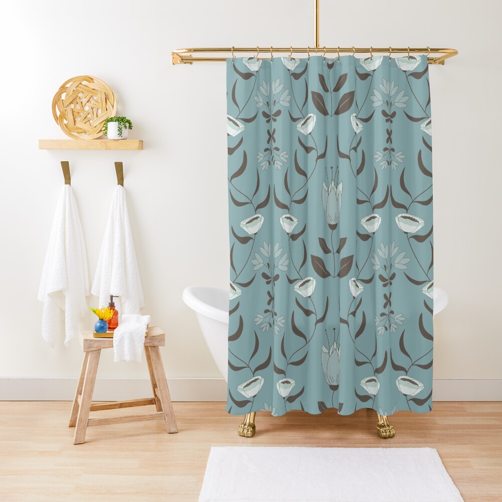 Item preview, Shower Curtain designed and sold by raumundinhalt.