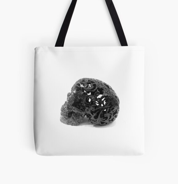 Takashi Murakami Drops Signed Skull Print Tote Bag