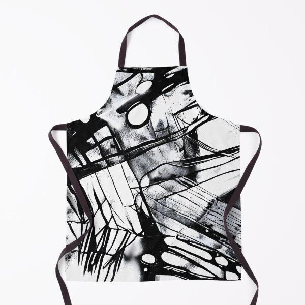 Item preview, Monochrome Chaos: A Captivating Abstract Fusion of Mix Media Styled Art- Original Image designed and sold by Bridie  OBrien.