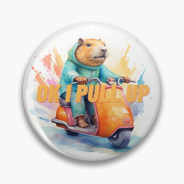 Aperçu de l'œuvre Capybara OK je tire créée et vendue par InkLines.