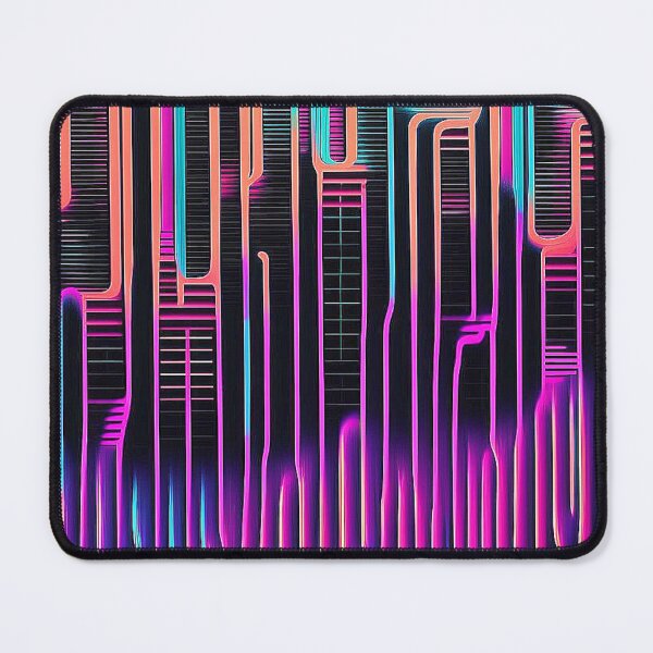 Item preview, Synthwave Neon: 80's style line pattern designed and sold by Minpadesign.