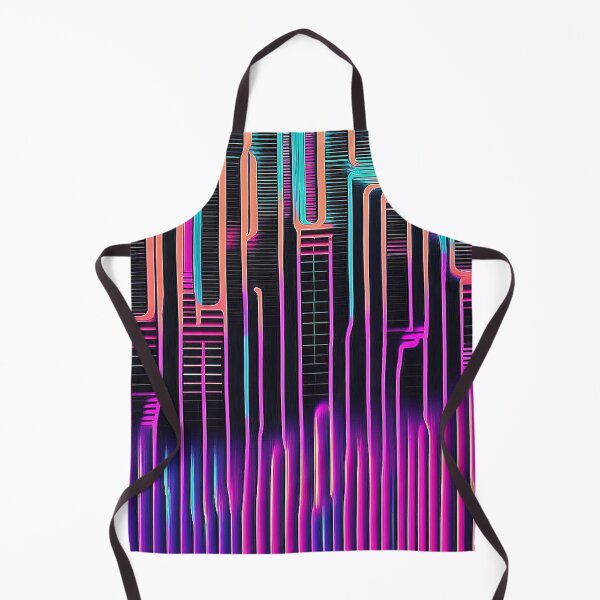 Item preview, Synthwave Neon: 80's style line pattern designed and sold by Minpadesign.