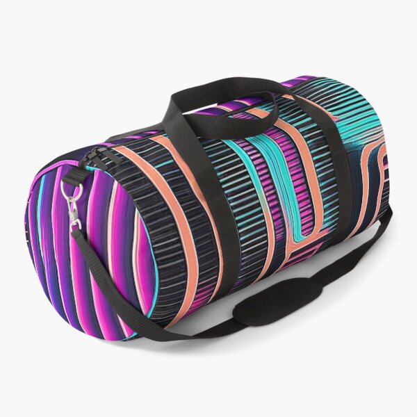 Item preview, Synthwave Neon: 80's style line pattern designed and sold by Minpadesign.