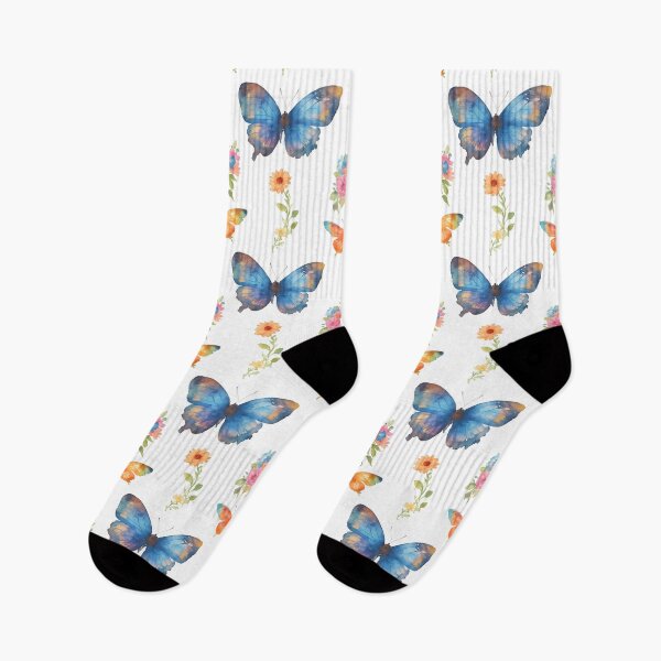 Item preview, Butterfly and flower seamless pattern designed and sold by Jayjaynaenae.
