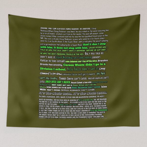 Item preview, Eagles Jason Kelce Speech 	 	 designed and sold by kmnrbbjmjlm3.