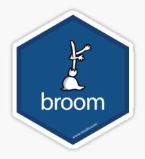 rstudio broom Sticker