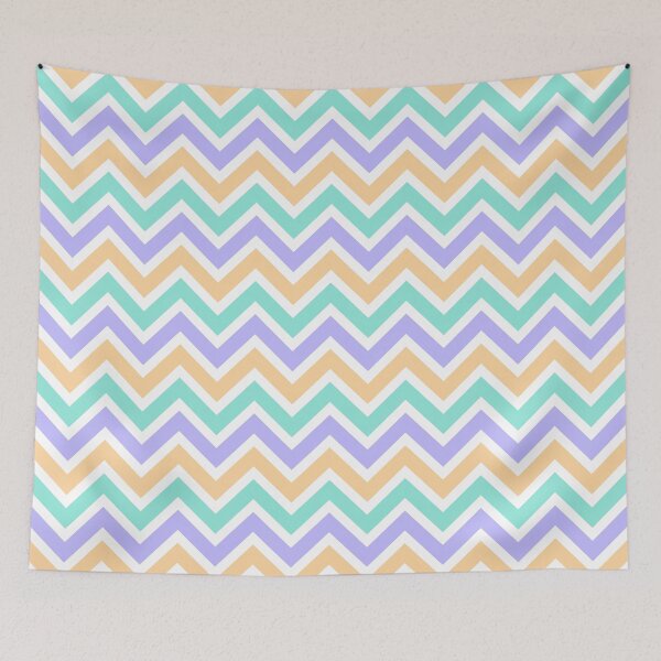 Item preview, Chevron Pattern. Pastel Purple Orange Green color designed and sold by Aetherier.