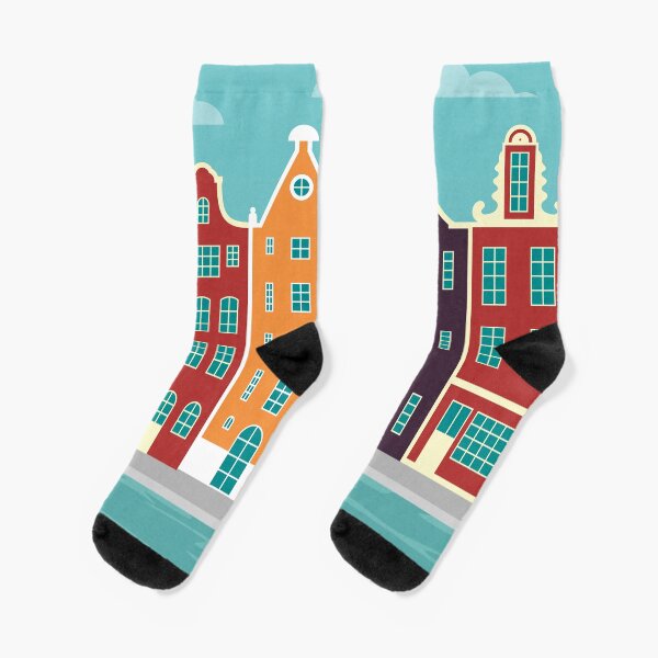 Item preview, Amsterdam Netherlands Travel Art Vintage designed and sold by KrisSidDesigns.