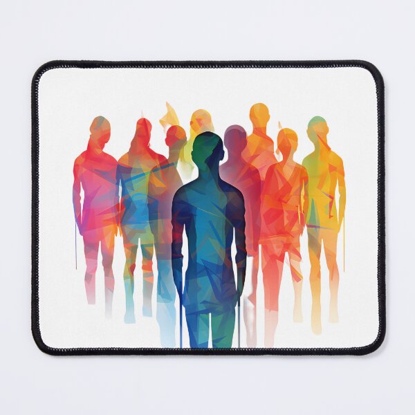 Item preview, Abstract Colorful Silhouette People designed and sold by tropicaltee.