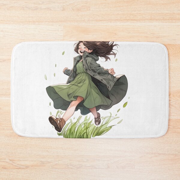 Item preview, Joyful Meadow Escape - Running Through Nature Sticker designed and sold by PaintbrushPlace.