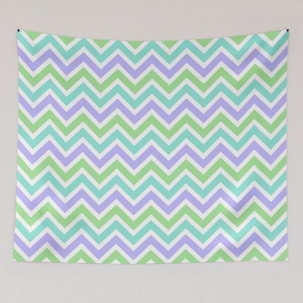 Item preview, Chevron Pattern. Pastel Purple Turquoise Green color designed and sold by Aetherier.