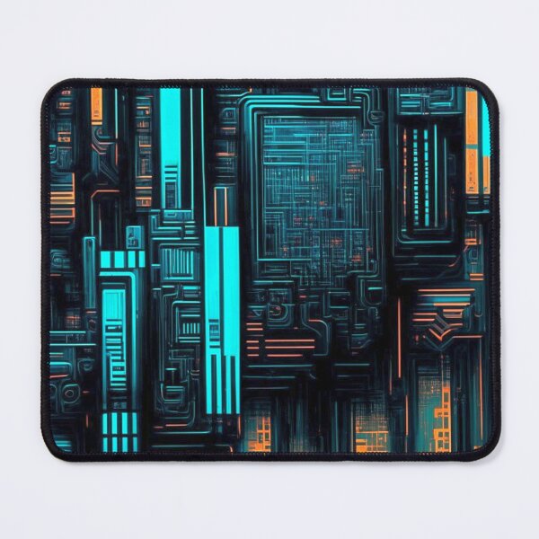 Item preview, Cyberpunk circuit board: Surreal technological pattern designed and sold by Minpadesign.