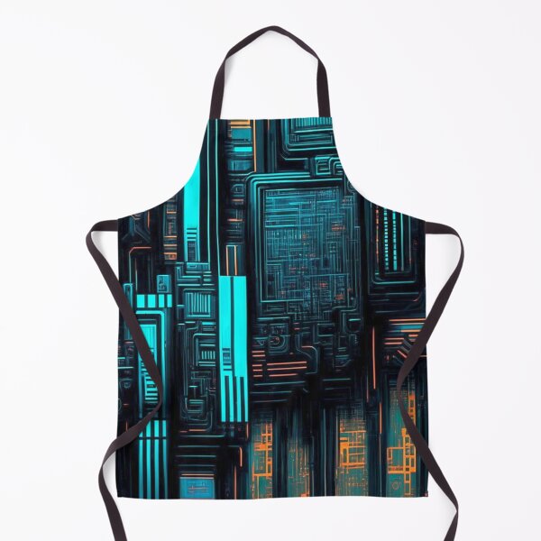 Item preview, Cyberpunk circuit board: Surreal technological pattern designed and sold by Minpadesign.