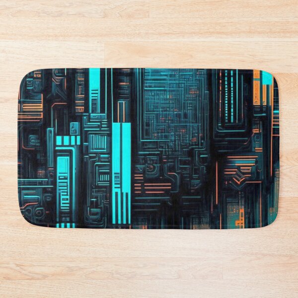 Item preview, Cyberpunk circuit board: Surreal technological pattern designed and sold by Minpadesign.