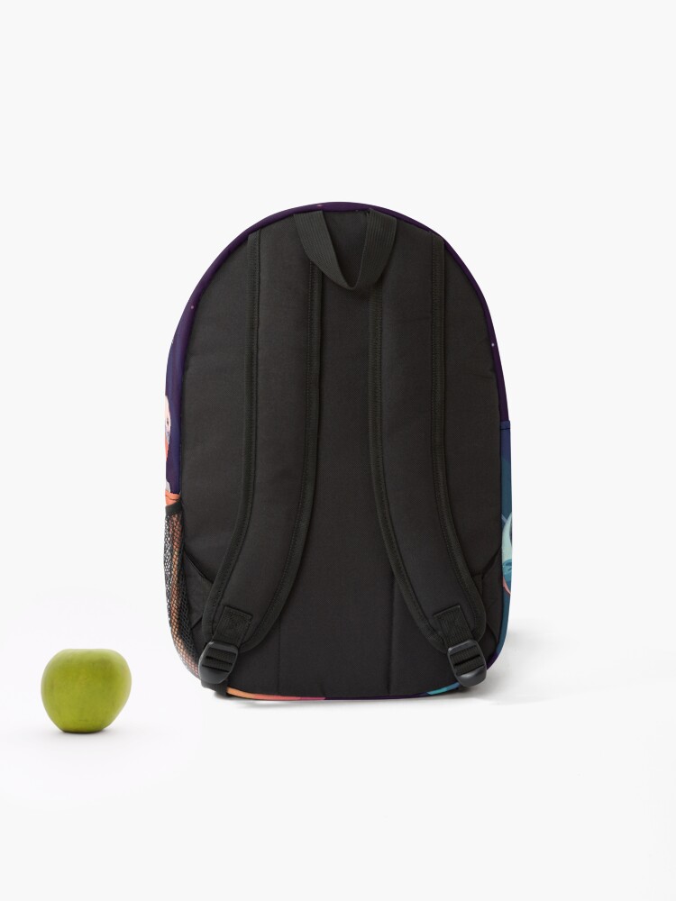 Thumbnail 2 of 3, Backpack, Space Cute Backpack designed and sold by StickersBruni.