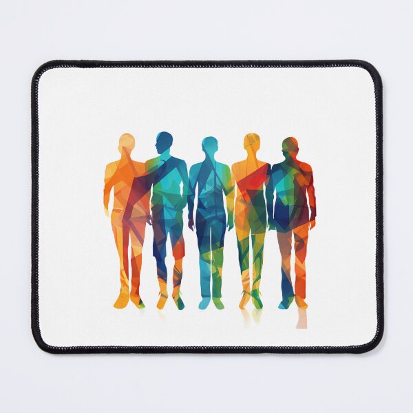 Item preview, Abstract Colorful Silhouette People designed and sold by tropicaltee.