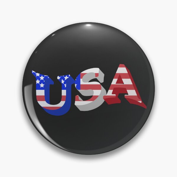Artikelvorschau, Einfache „USA“-Flaggenwelle entworfen und verkauft von TheBlackCircle.