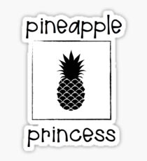 TROPICAL PINEAPPLE PRINCESS Sticker