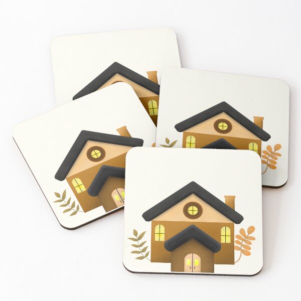 Item preview, Cute Modern Cottage House cottagecore and hygge sticker by DozyJov designed and sold by DozyJov.