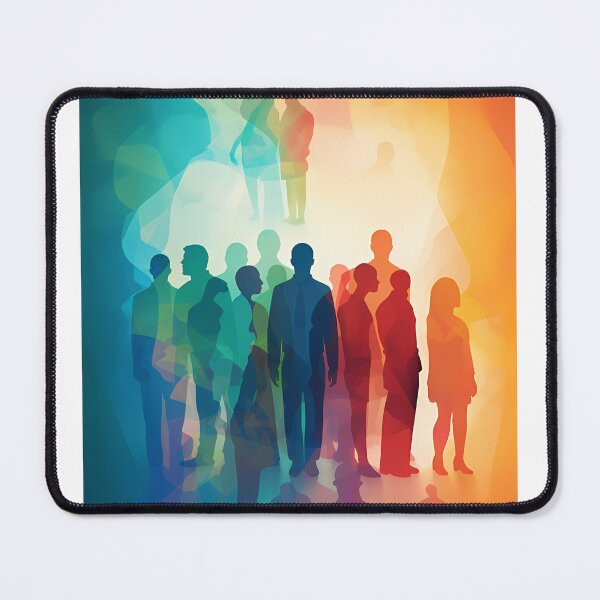 Item preview, Abstract Colorful Silhouette People designed and sold by tropicaltee.