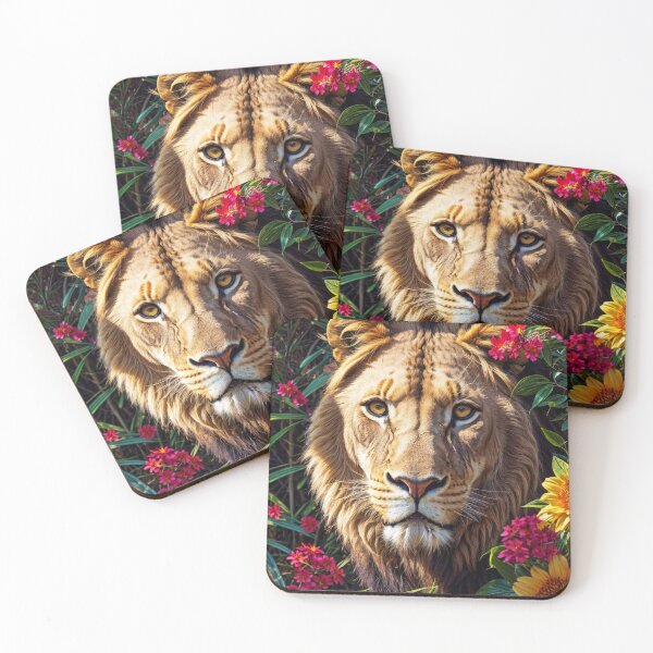 Item preview, Flower Lion designed and sold by aipassion.