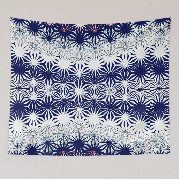 Item preview, blue star, home & living, pillow designed and sold by RosandicArt.