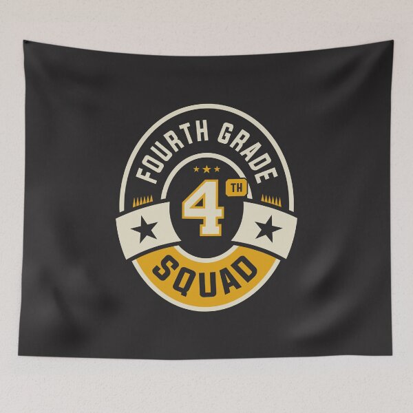 Item preview, Fourth 4th Grade Squad Team Back To School designed and sold by cidolopez.