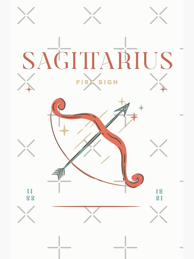 Sagittarius Zodiac Fire Sign Astrology Aesthetic Horoscope Art