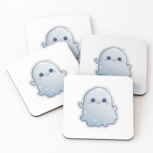 Item preview, Cute ghost with white dot designed and sold by FFixation.