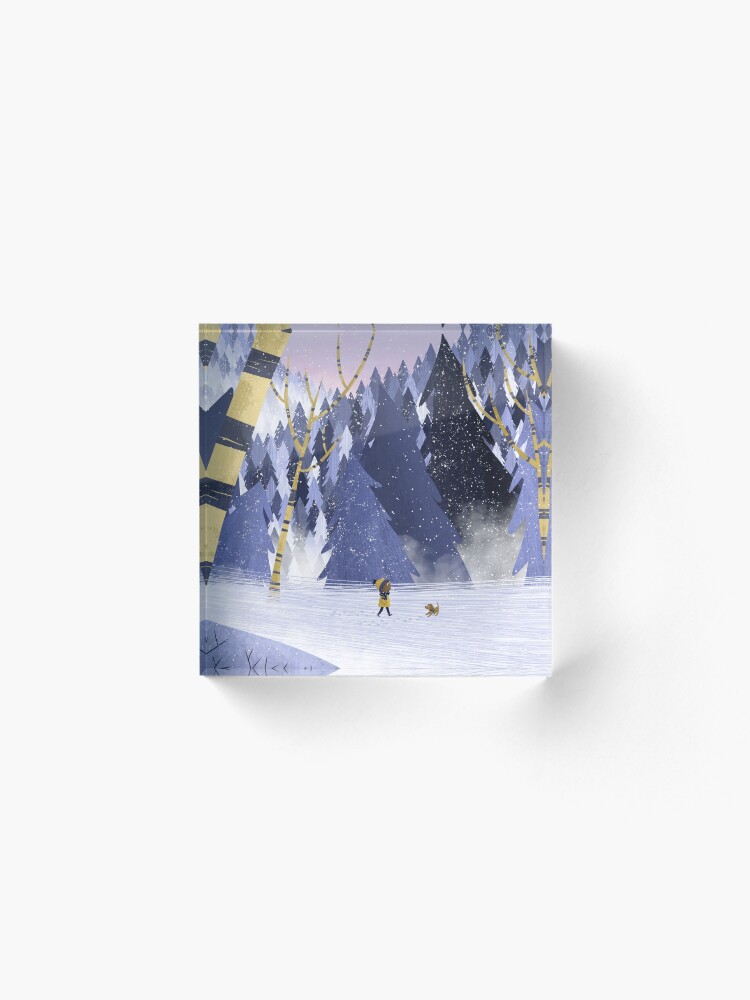Alternate view of Forest Walk Acrylic Block
