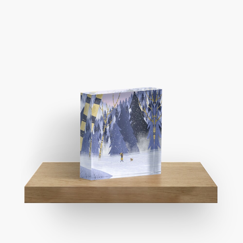 Forest Walk Acrylic Block