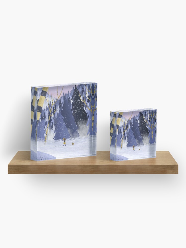 Alternate view of Forest Walk Acrylic Block