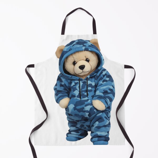 Item preview, Blue Camo Teddy Bear designed and sold by ChefTonyArt.