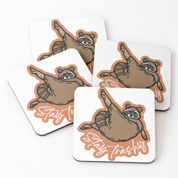 Item preview, STAY TRASHY RACCOON FUNNY designed and sold by jasmineopsi.