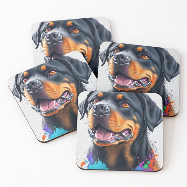 Artikelvorschau, Rottweiler Dog (Splash Collection) entworfen und verkauft von Vialuga.