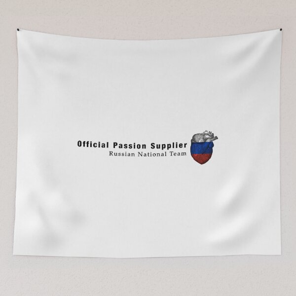 Item preview, Russia fanshirt "passion & heart" designed and sold by Endorfin Garment.