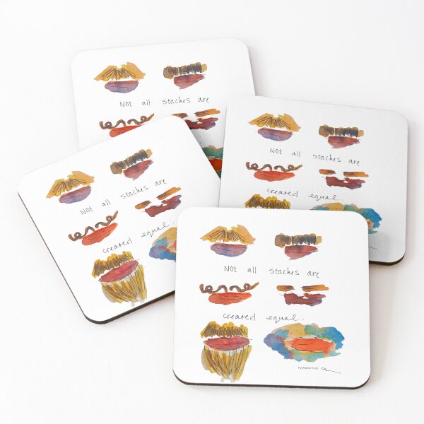 Item preview, Retro Mustaches designed and sold by HeyMamaPaints.