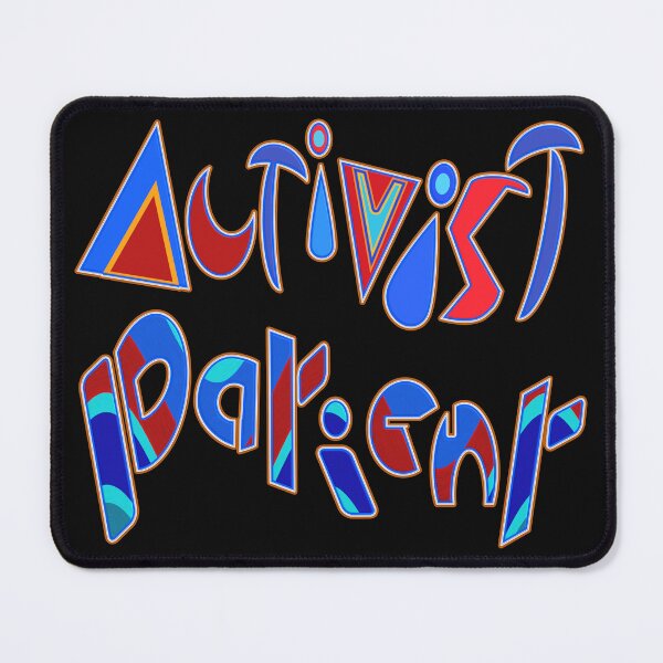 Item preview, Unique patient activist Multicolored playful geometric shapes statement - dynamic and motivating artwork to fight disease - special gift for all chronic patients and especially for diabetic artists. designed and sold by Ralek.