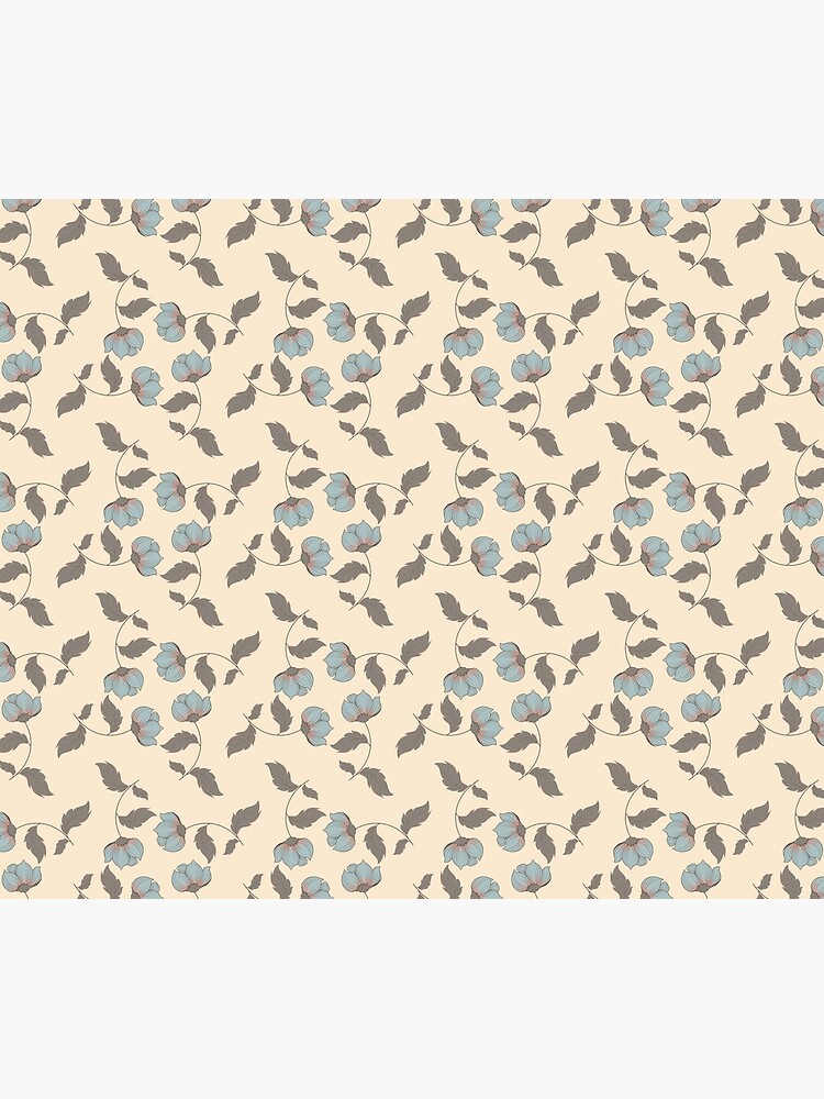 Thumbnail 3 of 3, Tapestry, Flower circle beige designed and sold by raumundinhalt.