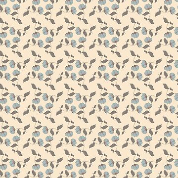 Artwork thumbnail, Flower circle beige by raumundinhalt