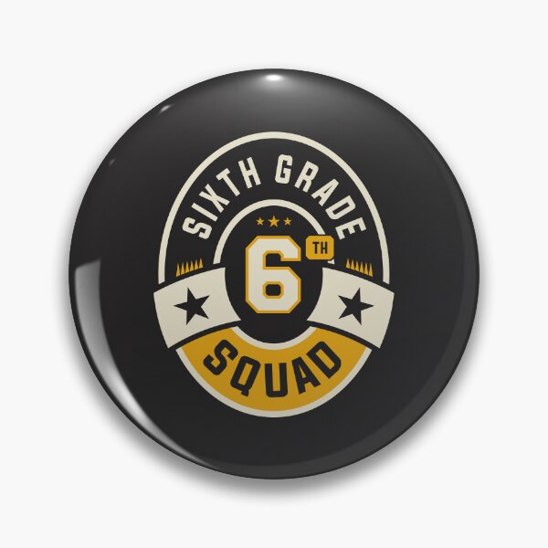 Item preview, Sixth 6th Grade Squad Team Back To School designed and sold by cidolopez.