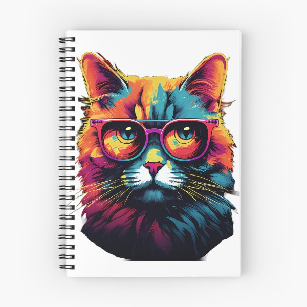 Item preview, Graffiti Cat Wearing Glasses designed and sold by tropicaltee.