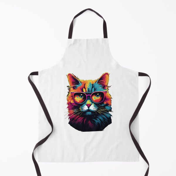 Item preview, Graffiti Cat Wearing Glasses designed and sold by tropicaltee.