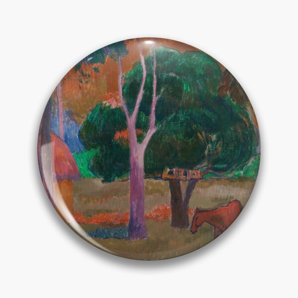 Item preview, Paul Gauguin: Landscape with a Pig and a Horse Hiva Oa Island designed and sold by Vintage Wall Art.